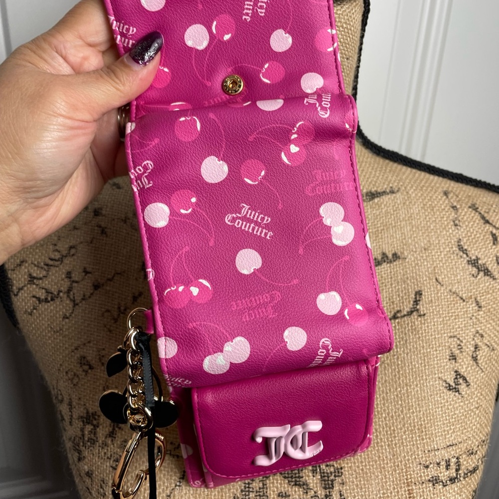 Juicy Couture Cherry ๐ on Top Trifold Wallet - Picture 4 of 5